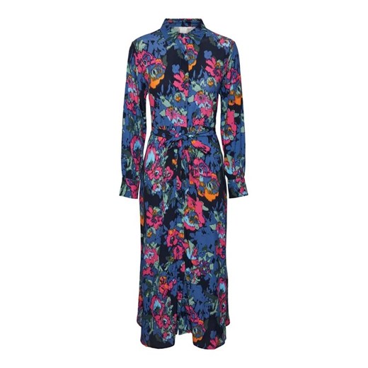 YAS Sukienka koszulowa 26030726 Kolorowy Regular Fit Yas S MODIVO