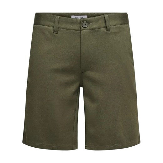 Only & Sons Szorty materiałowe Mark 22018667 Zielony Regular Fit Only & Sons S MODIVO