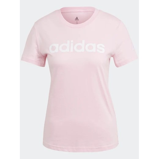 adidas T-Shirt Essentials Slim Logo T-Shirt GL0771 Różowy Slim Fit L MODIVO
