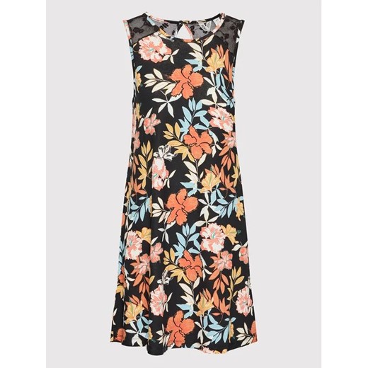 Roxy Sukienka letnia Paradise Isle ERJKD03387 Czarny Regular rFit S MODIVO