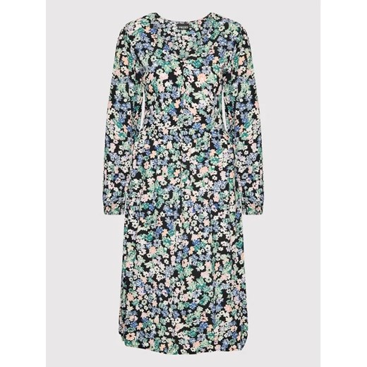 Pieces Sukienka codzienna Fallu 17126630 Kolorowy Regular Fit Pieces XS okazyjna cena MODIVO