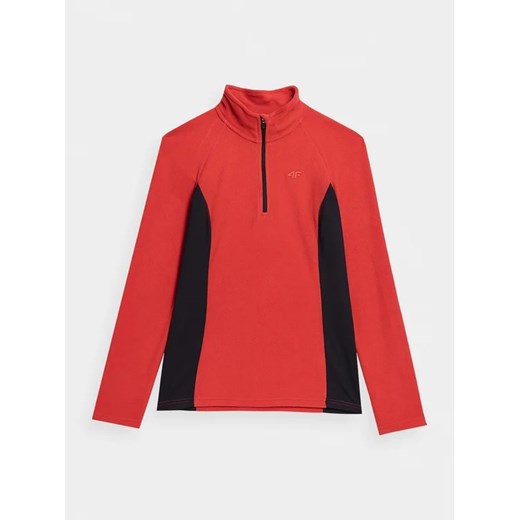 4F Bielizna termoaktywna górna 4FAW23UFLEF032 Czerwony Slim Fit XL okazja MODIVO