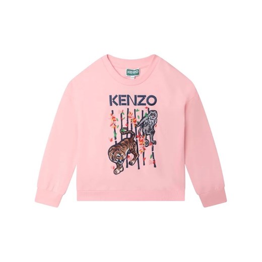 Kenzo Kids Bluza K15652 M Różowy Regular Fit ze sklepu MODIVO w kategorii Bluzy dziewczęce - zdjęcie 168387241