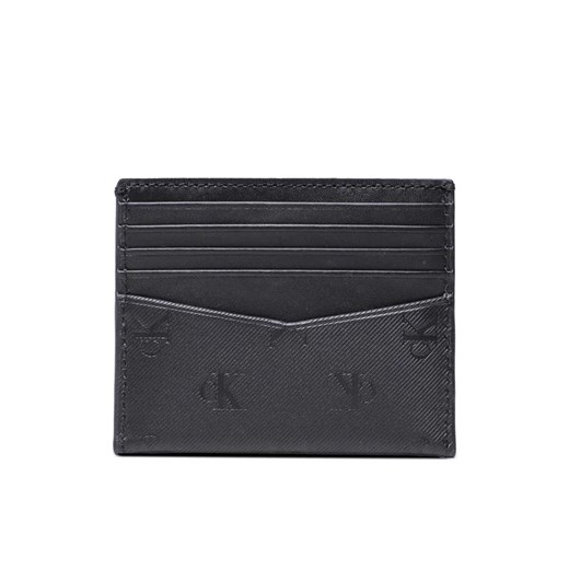 Calvin Klein Jeans Etui na karty kredytowe Monogram Soft Cardcase 10Cc Aop K50K510434 Czarny ze sklepu MODIVO w kategorii Etui - zdjęcie 168387572