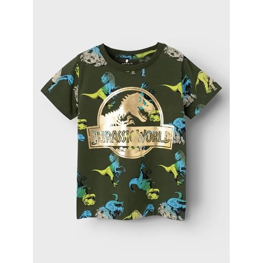 NAME IT T-Shirt Jurassic World 13219776 Zielony Regular Fit ze sklepu MODIVO w kategorii Koszulki niemowlęce - zdjęcie 168387741
