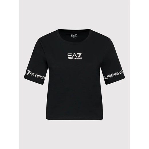 EA7 Emporio Armani T-Shirt 3LTT08 TJCRZ 1200 Czarny Regular Fit XXL okazja MODIVO