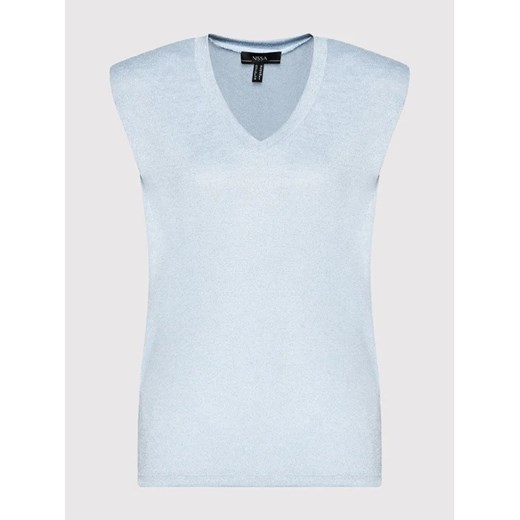 Nissa Bluzka TOP12143 Niebieski Regular Fit Nissa 38 okazja MODIVO