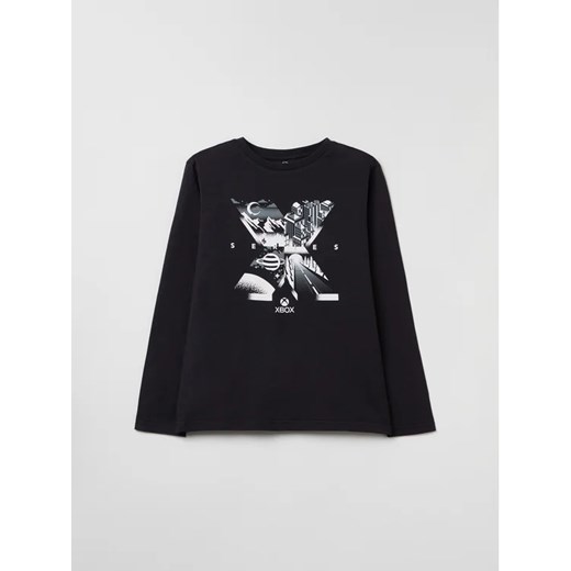 OVS Bluzka 1339749 Czarny Regular Fit ze sklepu MODIVO w kategorii T-shirty chłopięce - zdjęcie 168389901