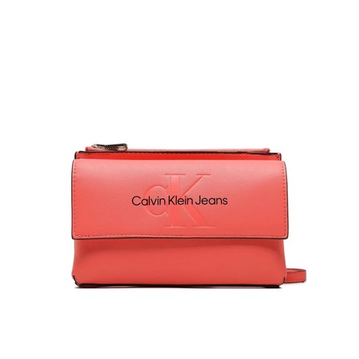 Calvin Klein Jeans Torebka Sculpted Flap Xbody Mono K60K610579 Różowy uniwersalny okazja MODIVO