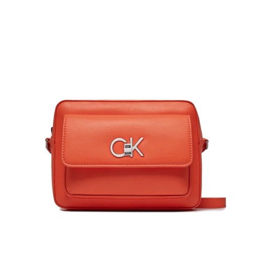Calvin Klein Torebka Re-Lock Camera Bag W/Flap K60K611083 Pomarańczowy ze sklepu MODIVO w kategorii Listonoszki - zdjęcie 168390071