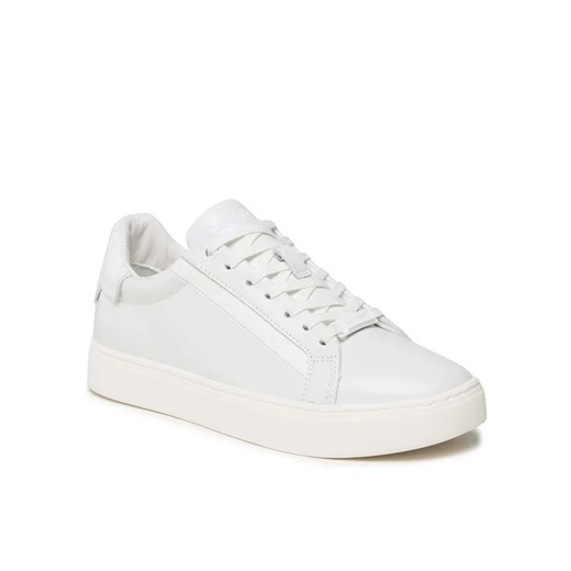 Calvin Klein Sneakersy Clean Cup Lace-Nano Mono Mix HW0HW01592 Biały Calvin Klein 41 MODIVO