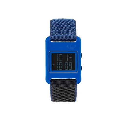 adidas Originals Zegarek Retro Pop Digital Watch AOST23066 Niebieski ze sklepu MODIVO w kategorii Zegarki - zdjęcie 168391160