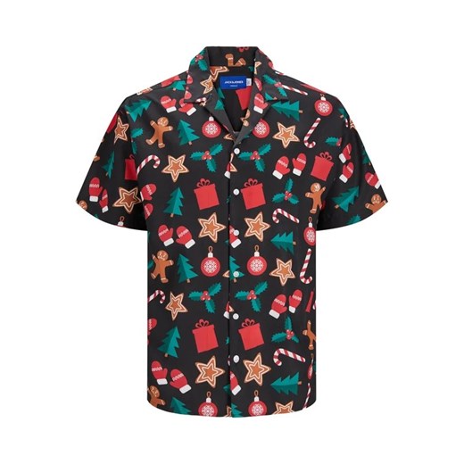 Jack&Jones Koszula 12248397 Czarny Relaxed Fit M okazja MODIVO