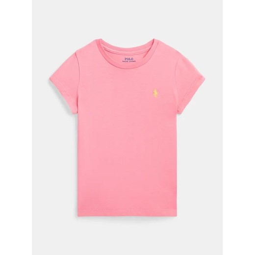 Polo Ralph Lauren T-Shirt 312833549072 Różowy Regular Fit ze sklepu MODIVO w kategorii Bluzki dziewczęce - zdjęcie 168392193