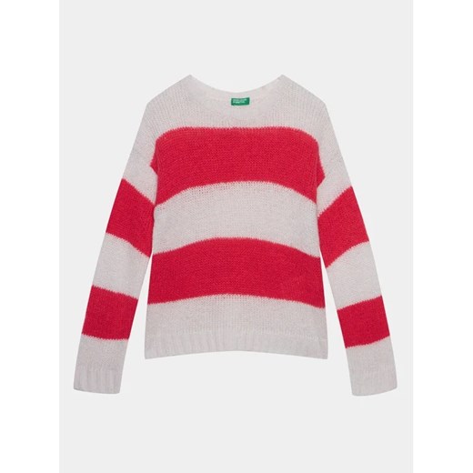 United Colors Of Benetton Sweter 126QQ104P Różowy Regular Fit United Colors Of Benetton 168 MODIVO promocja
