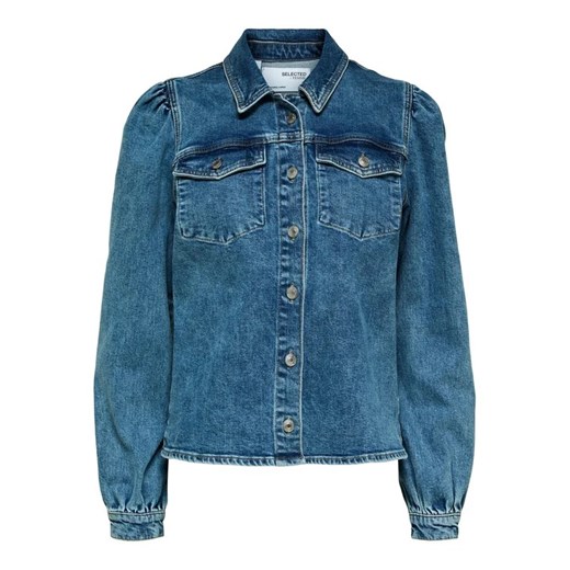 Selected Femme Koszula jeansowa Karna 16088227 Niebieski Regular Fit Selected Femme 36 MODIVO