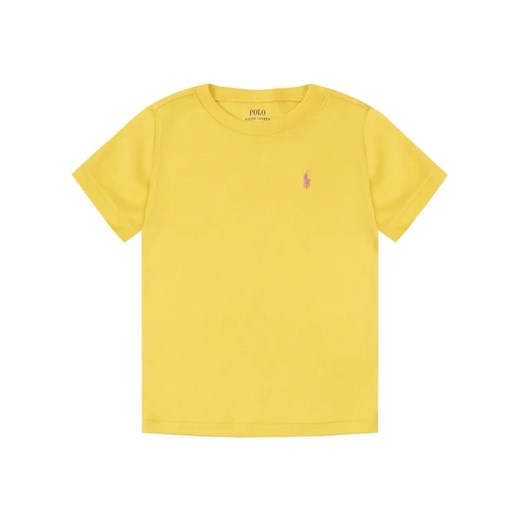 Polo Ralph Lauren T-Shirt 313698703 Żółty Regular Fit Polo Ralph Lauren S okazja MODIVO