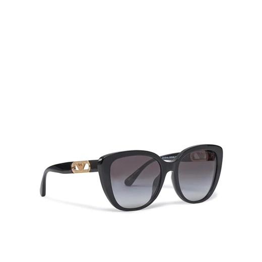 Emporio Armani Okulary przeciwsłoneczne 0EA4214U Czarny Emporio Armani 54 okazyjna cena MODIVO