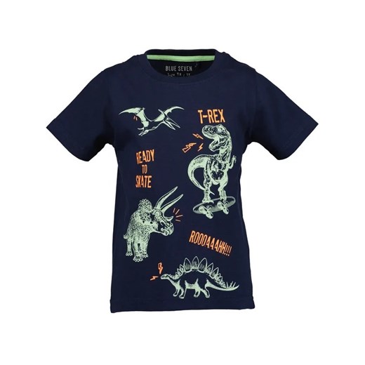 Blue Seven T-Shirt 802258 X Granatowy Regular Fit ze sklepu MODIVO w kategorii T-shirty chłopięce - zdjęcie 168393741
