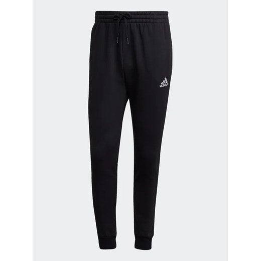 adidas Spodnie dresowe Essentials Fleece Regular Tapered Joggers HL2236 Czarny XL wyprzedaż MODIVO