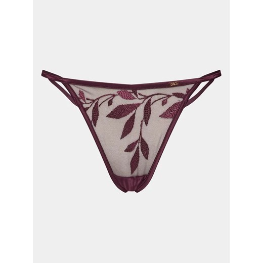 Hunkemöller Stringi Domenica Hl String Tr 203484 Fioletowy Hunkemöller XL wyprzedaż MODIVO