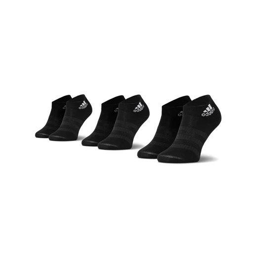 adidas Zestaw 3 par niskich skarpet unisex Light Ank 3Pp DZ9436 Czarny ze sklepu MODIVO w kategorii Skarpetki damskie - zdjęcie 168395471