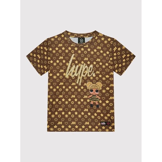 HYPE T-Shirt L.O.L. LOLC21-005 Brązowy Regular Fit Hype 9_10Y wyprzedaż MODIVO