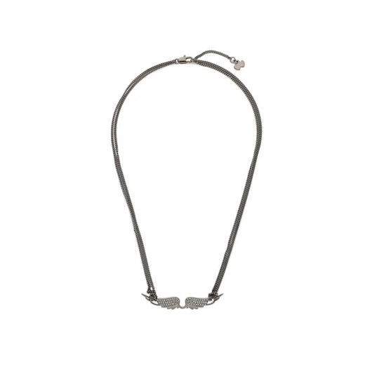 Zadig&Voltaire Naszyjnik Rock Choker Necklace OWJW00561 Szary ze sklepu MODIVO w kategorii Naszyjniki - zdjęcie 168395793