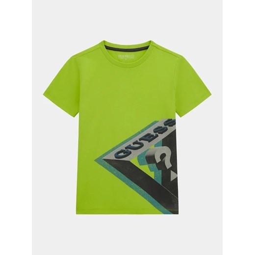 Guess T-Shirt L4RI00 K8HM4 Zielony Regular Fit Guess 12Y MODIVO