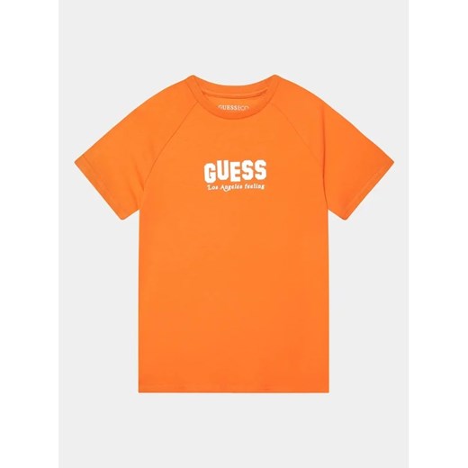 Guess T-Shirt L3BI18 J1314 Pomarańczowy Regular Fit Guess 12Y MODIVO