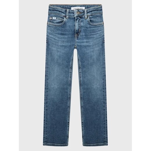 Calvin Klein Jeans Jeansy IG0IG01688 Niebieski Regular Fit 8Y MODIVO