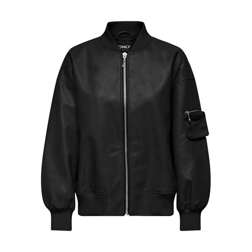 ONLY Kurtka z imitacji skóry 15294104 Czarny Regular Fit M MODIVO