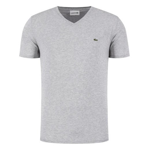 Lacoste T-Shirt TH6710 Szary Regular Fit ze sklepu MODIVO w kategorii T-shirty męskie - zdjęcie 168399371