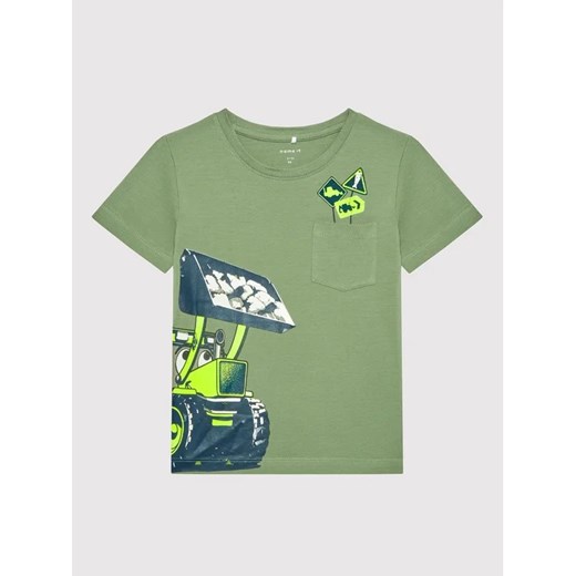 NAME IT T-Shirt 13199827 Zielony Regular Fit ze sklepu MODIVO w kategorii Koszulki niemowlęce - zdjęcie 168400100