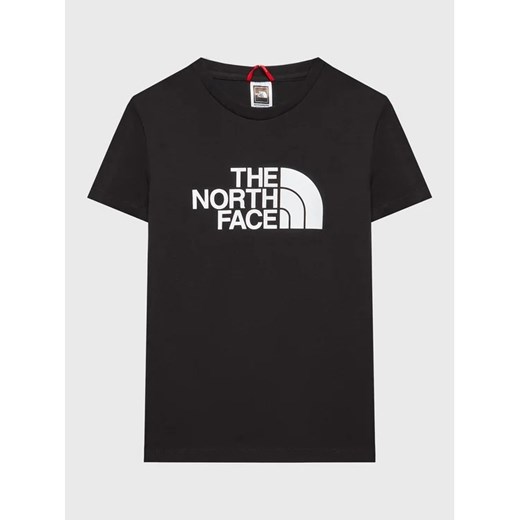 The North Face T-Shirt Easy NF0A82GH Czarny Regular Fit ze sklepu MODIVO w kategorii T-shirty chłopięce - zdjęcie 168400711