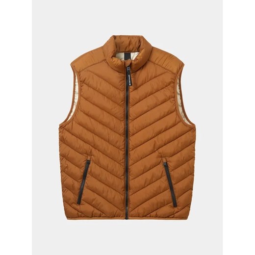 Tom Tailor Kamizelka 1036072 Brązowy Regular Fit Tom Tailor M promocja MODIVO