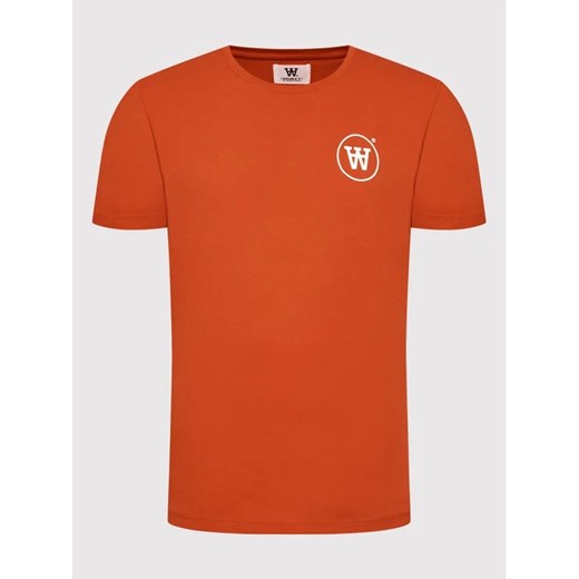 Wood Wood T-Shirt Ace Circle 10295701-2222 Czerwony Regular Fit Wood Wood L MODIVO