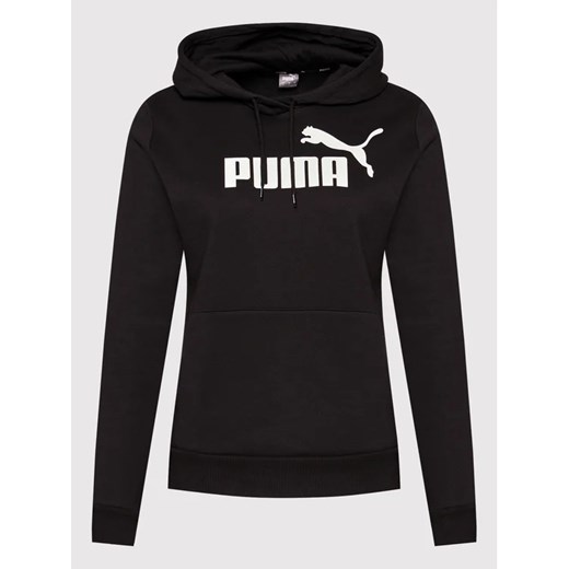 Puma Bluza Essentials Logo 586788 Czarny Regular Fit Puma S okazja MODIVO