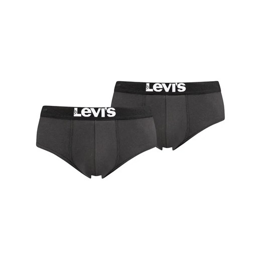 Levi's® Komplet 2 par slipów Solid Basic 905003001 Czarny S MODIVO