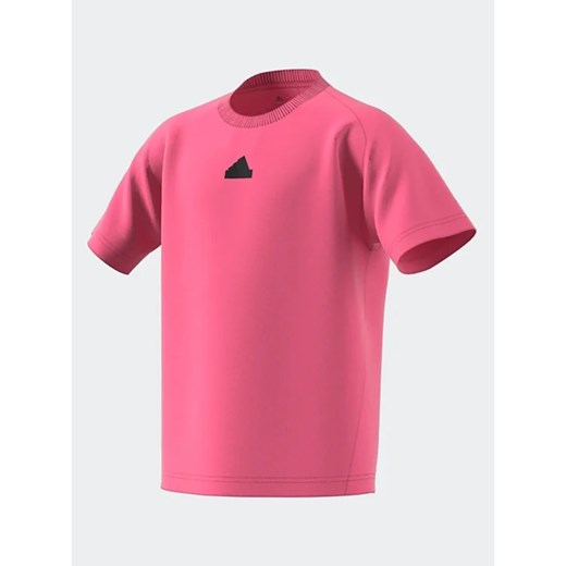 adidas T-Shirt IB3985 Różowy Regular Fit ze sklepu MODIVO w kategorii T-shirty chłopięce - zdjęcie 168401301