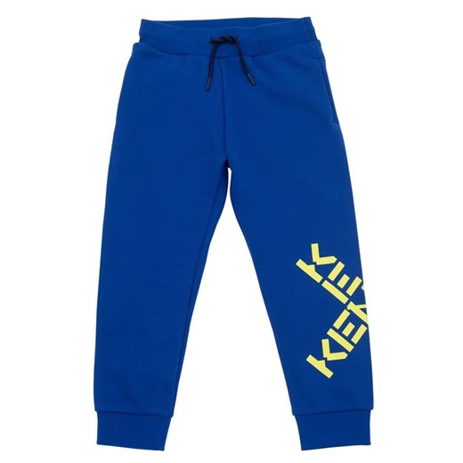 Kenzo Kids Spodnie dresowe K24276 Niebieski Regular Fit Kenzo Kids 6A MODIVO promocyjna cena
