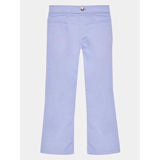 United Colors Of Benetton Spodnie materiałowe 4AU0CE020 Fioletowy Flare Fit ze sklepu MODIVO w kategorii Spodnie dziewczęce - zdjęcie 168401552