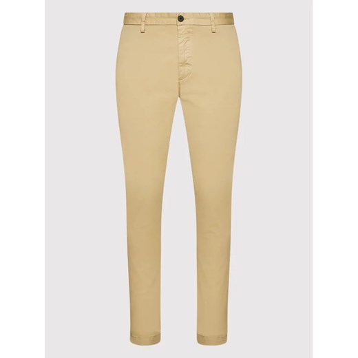 Hugo Chinosy David222D 50468314 Beżowy Slim Fit 33_34 MODIVO