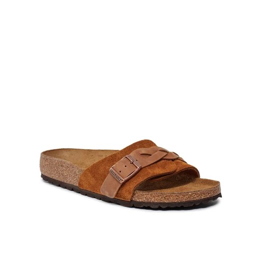 Birkenstock Klapki Oita 1026742 Brązowy 37 MODIVO