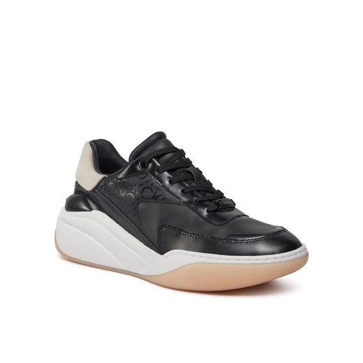 Calvin Klein Sneakersy Wedge Lace Up Epi Mono HW0HW01899 Czarny Calvin Klein 40 MODIVO wyprzedaż
