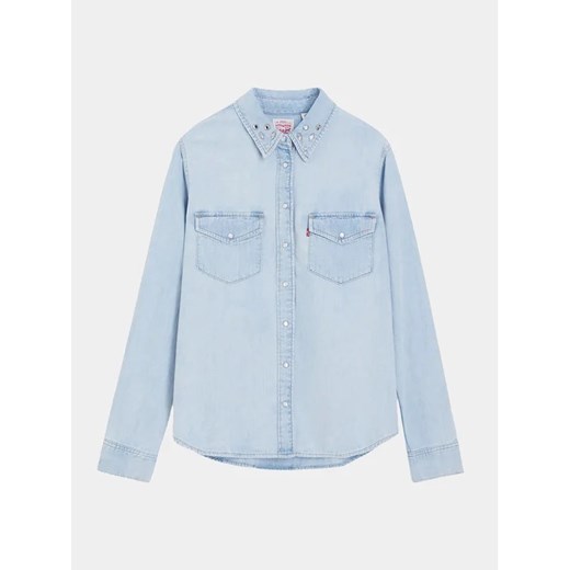 Levi's® Koszula jeansowa Essential Western 16786-0024 Niebieski Regular Fit L MODIVO