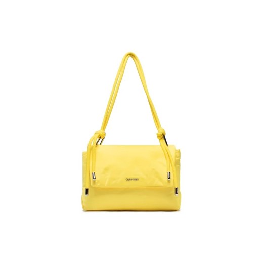 Calvin Klein Torebka Roped Shoulder Bag K60K609407 Żółty ze sklepu MODIVO w kategorii Listonoszki - zdjęcie 168404623
