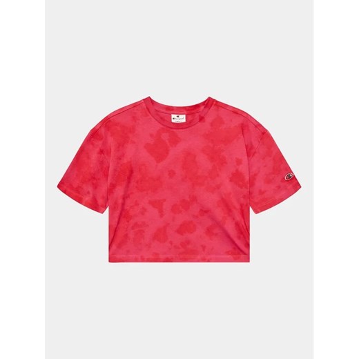 Champion T-Shirt 404637 Różowy Regular Fit ze sklepu MODIVO w kategorii Bluzki dziewczęce - zdjęcie 168404682