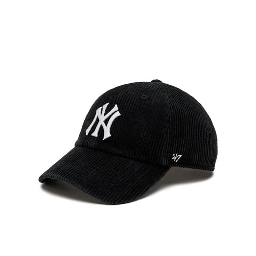 47 Brand Czapka z daszkiem MLB New York Yankees Thick Cord 47 B-THCKC17EWS-BK Czarny ze sklepu MODIVO w kategorii Czapki z daszkiem męskie - zdjęcie 168405581