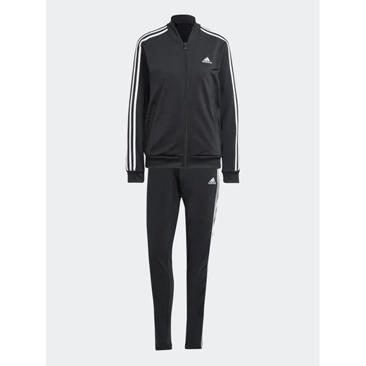 adidas Dres Essentials 3-Stripes IJ8781 Czarny Slim Fit S wyprzedaż MODIVO
